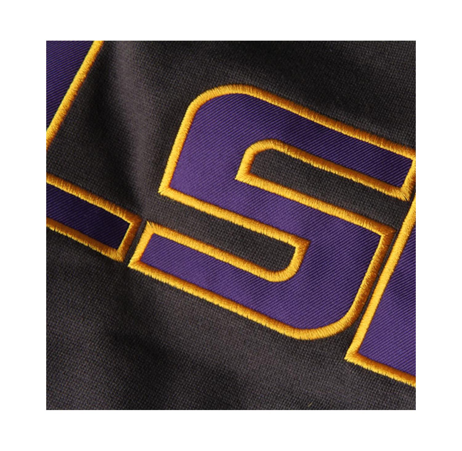 Big Boys Charcoal LSU Tigers Big Logo Pullover Hoodie