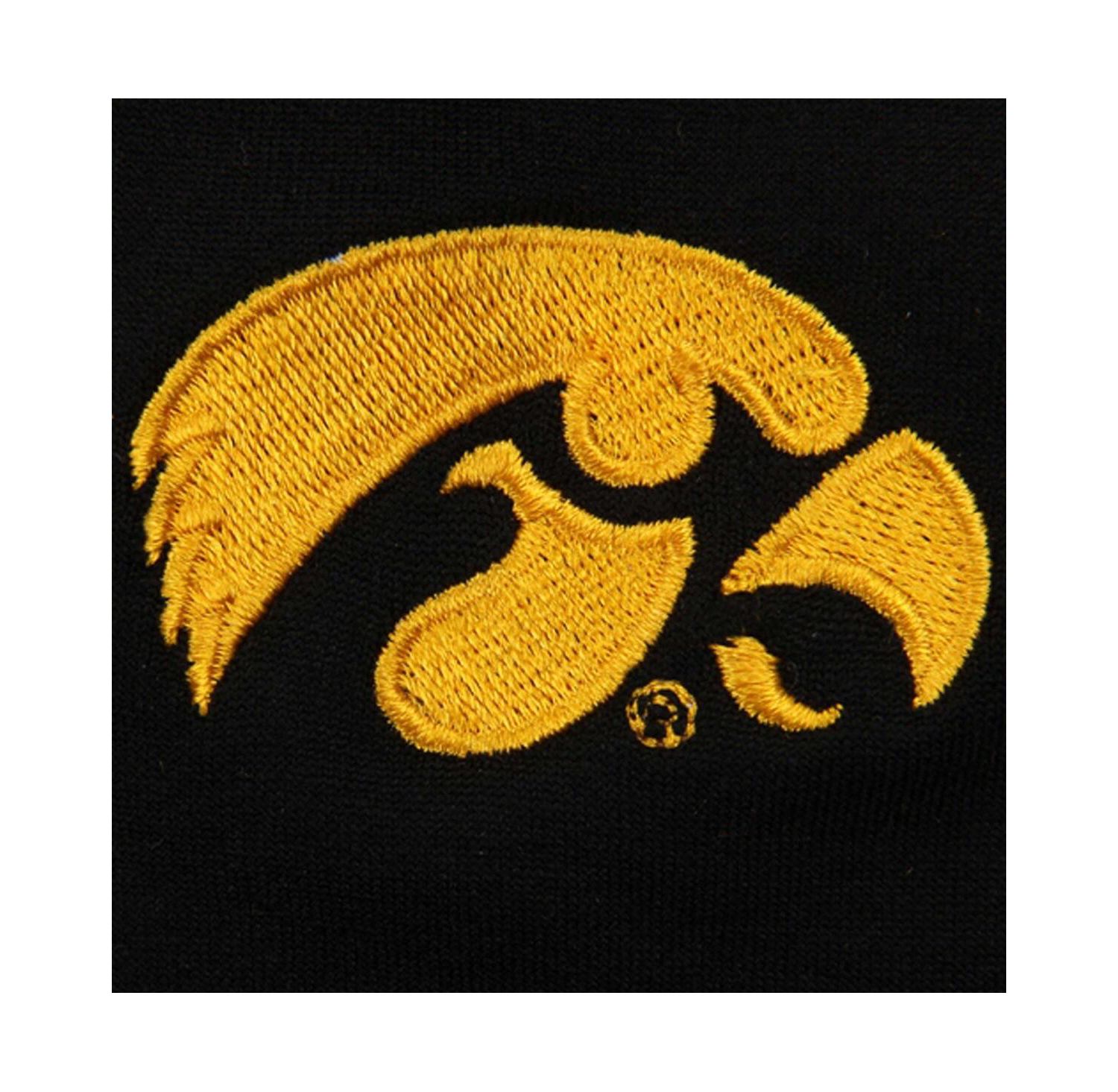 Women's Black Iowa Hawkeyes Fleece Leggings