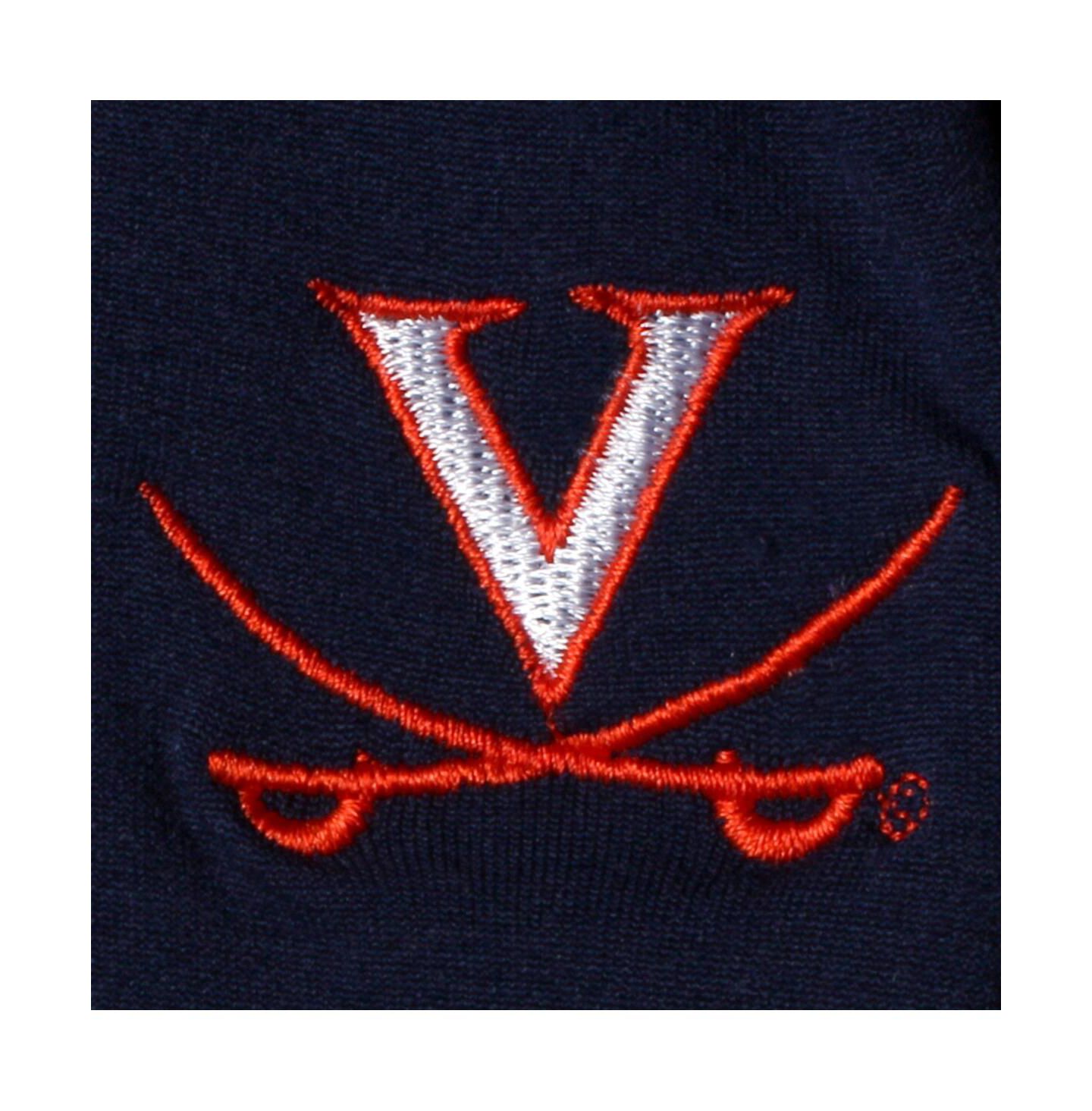 Женские леггинсы ZooZatz Navy Virginia Cavaliers Fleece — фото 3
