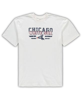 Men's White, Navy Chicago White Sox Big and Tall Pinstripe Sleep Set