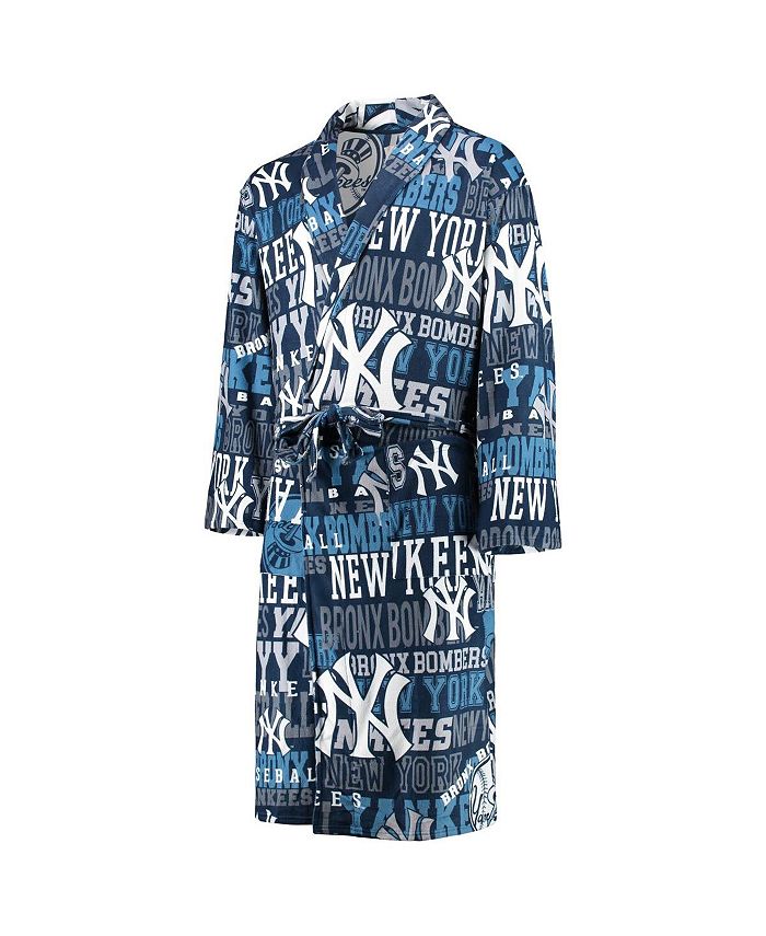Concepts Sport Men's Navy New York Yankees Ensemble Micro fleece Robe ...