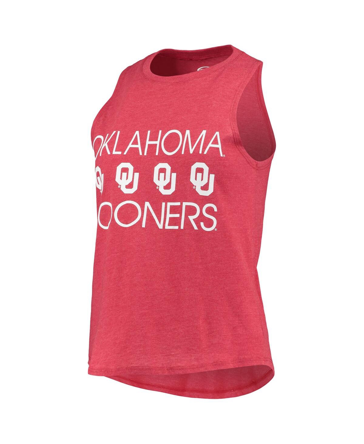 Concepts Sport Women's Crimson, Charcoal Washington State Cougars Team Tank Top And Pants Sleep Set In Crimson,charcoal