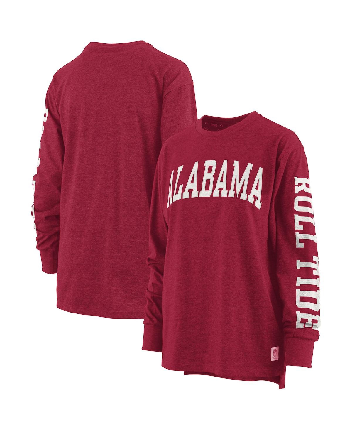 Women'sAlabamaTide Plus Size Two-Hit Canyon Long Sleeve T-shirt - Crimson