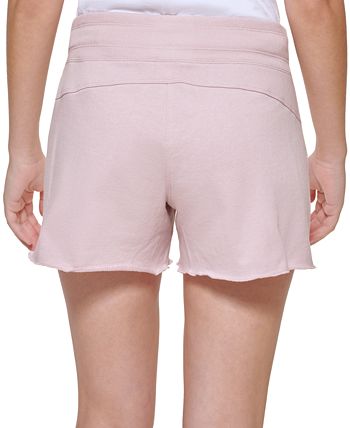 Calvin Klein - Ribbed-Waist Raw-Hem Shorts