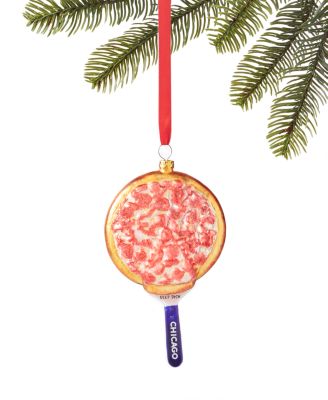 Macy's - Glass Pizza Ornament