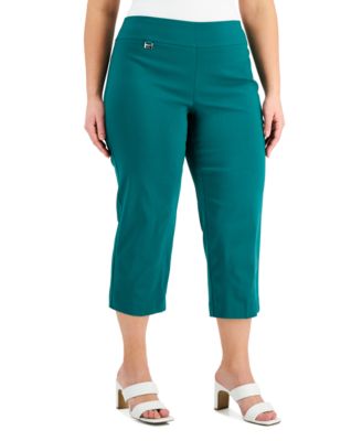 Alfani - Plus Size Pull-On Capri Pants