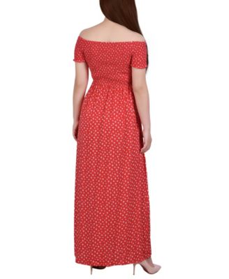Women's Smocked Bodice Maxi Dress