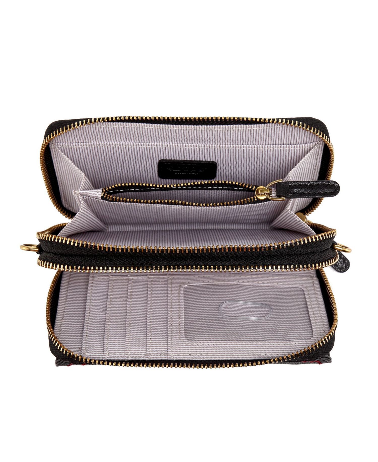 Northwood Mini Leather Crossbody Wallet
