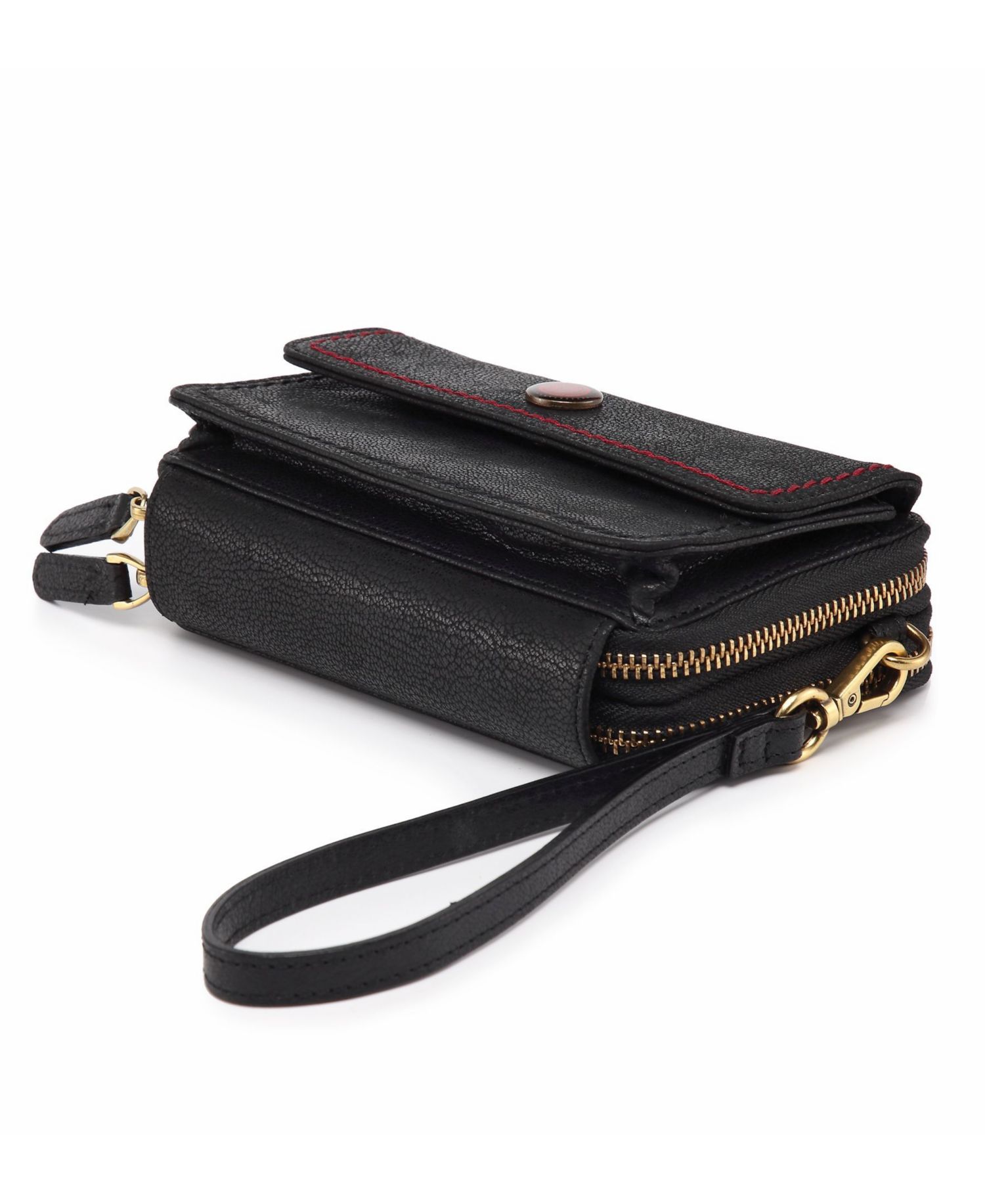 Northwood Mini Leather Crossbody Wallet