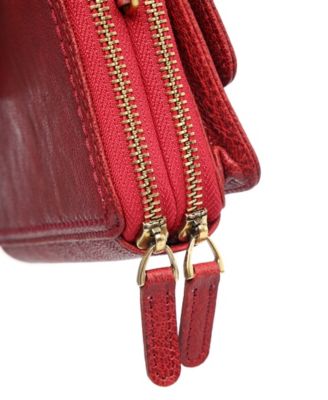 Northwood Mini Leather Crossbody Wallet