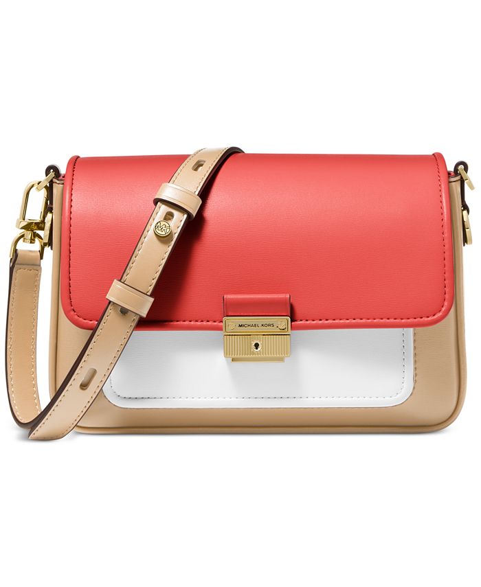 Michael Kors Bradshaw Medium Leather Messenger Bag & Reviews - Handbags &  Accessories - Macy's
