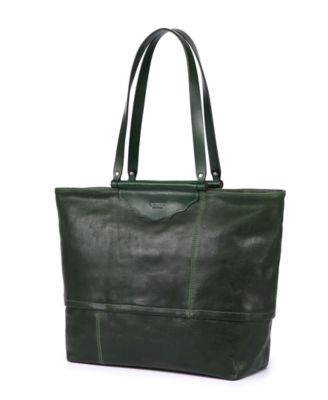 Women's Genuine Leather Holly Leaf Tote Bag