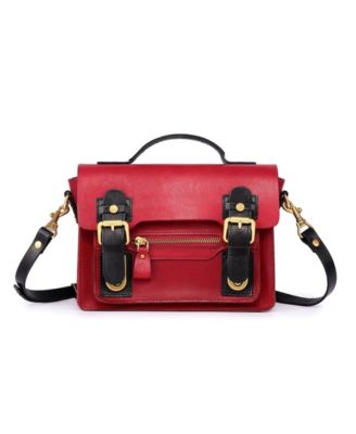 red satchel