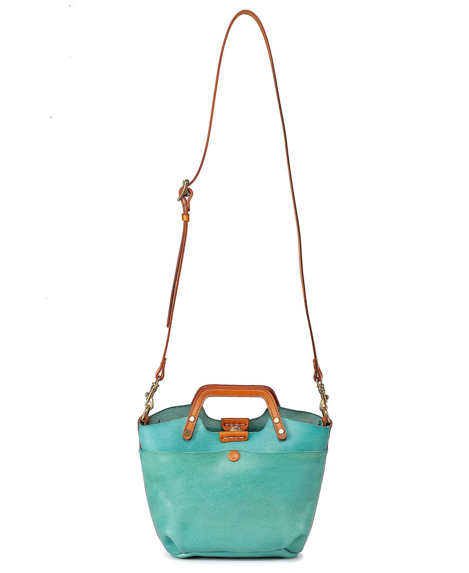 Women's Genuine Leather Sprout Land Mini Tote Bag