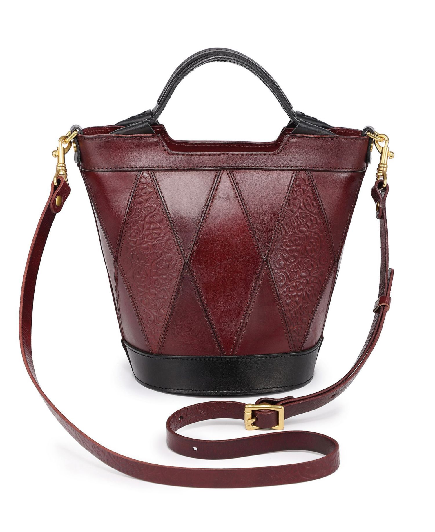 Primrose Mini Leather Crossbody Tote Bag