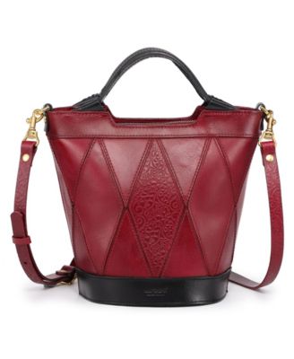 Primrose Mini Leather Crossbody Tote Bag
