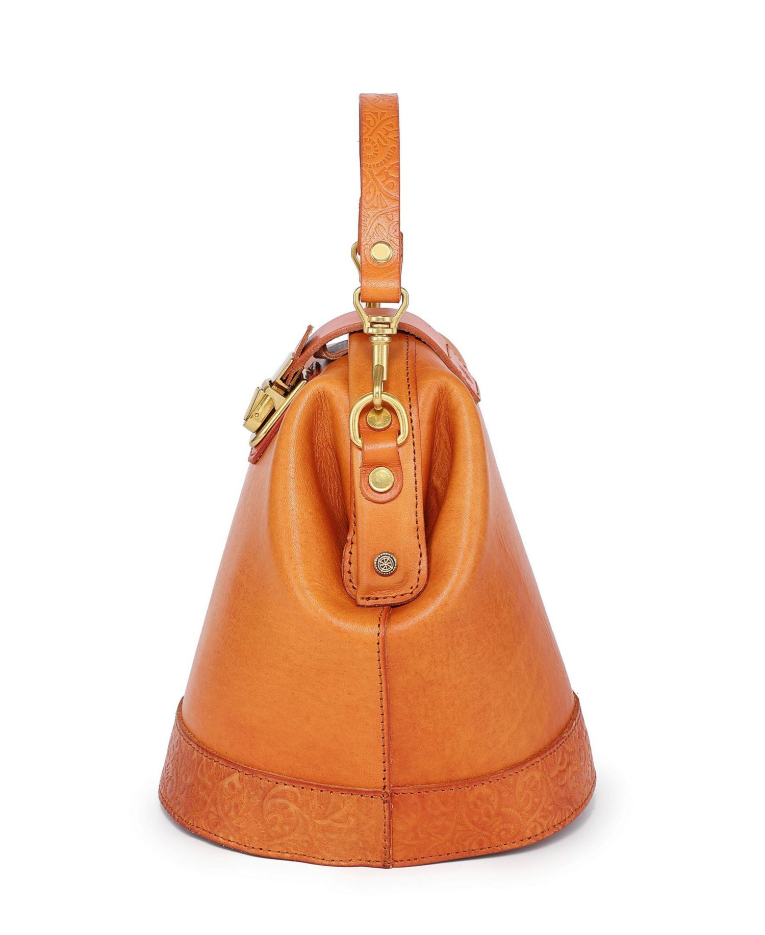 Doctor Mini Leather Bucket Crossbody Bag