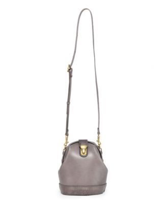 Doctor Mini Leather Bucket Crossbody Bag
