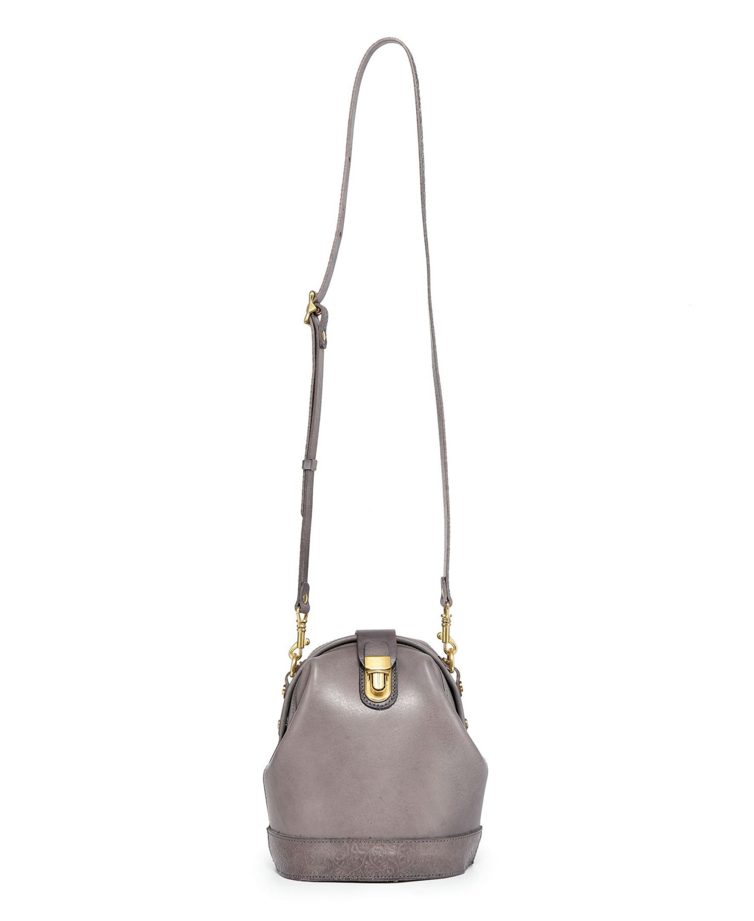 Doctor Mini Leather Bucket Crossbody Bag