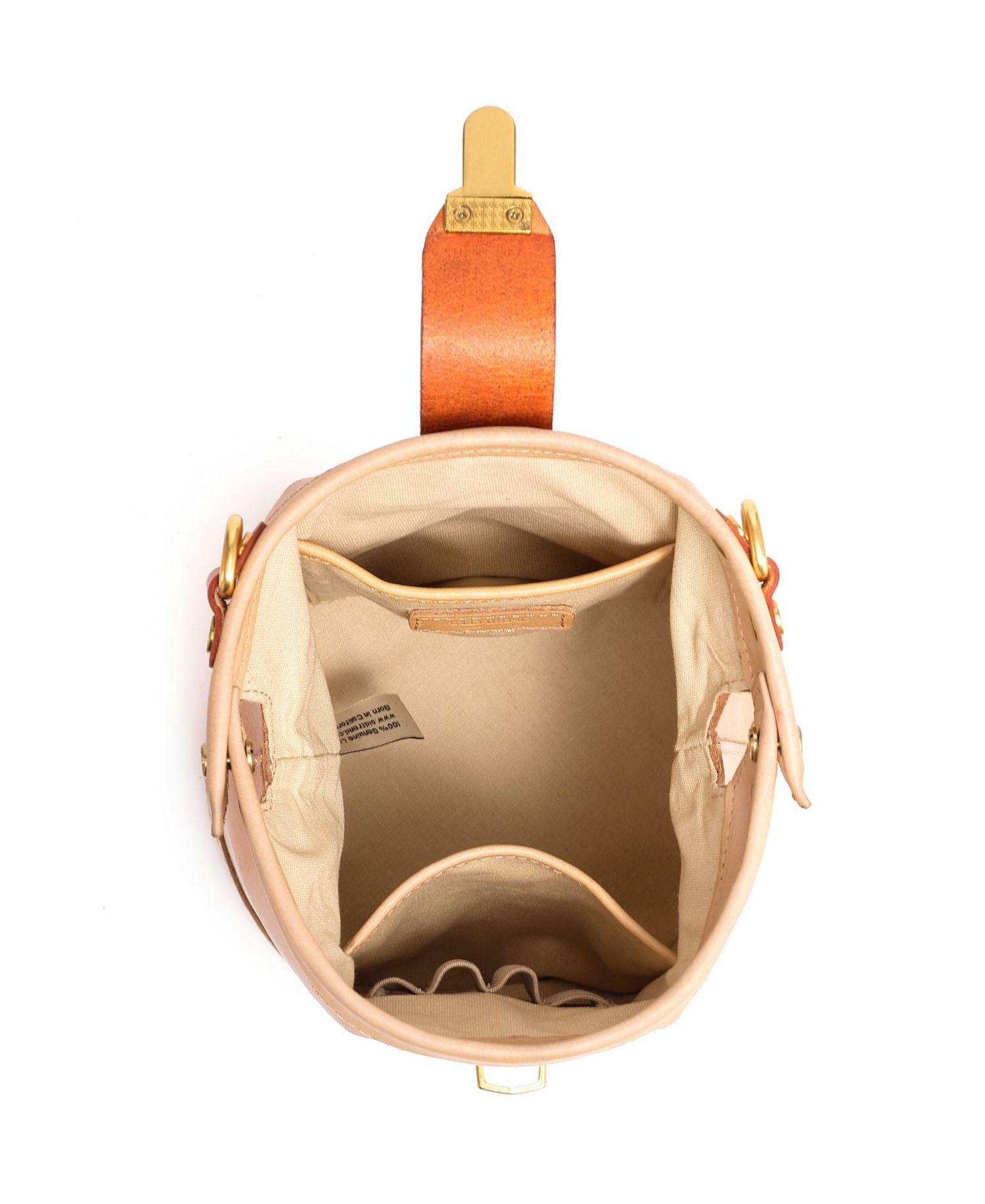 Doctor Mini Leather Bucket Crossbody Bag