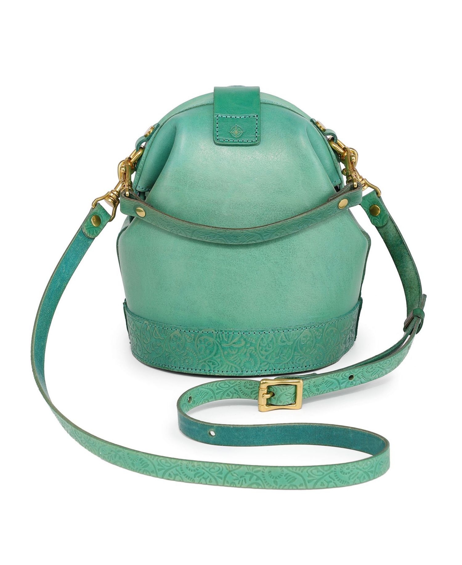 Doctor Mini Leather Bucket Crossbody Bag