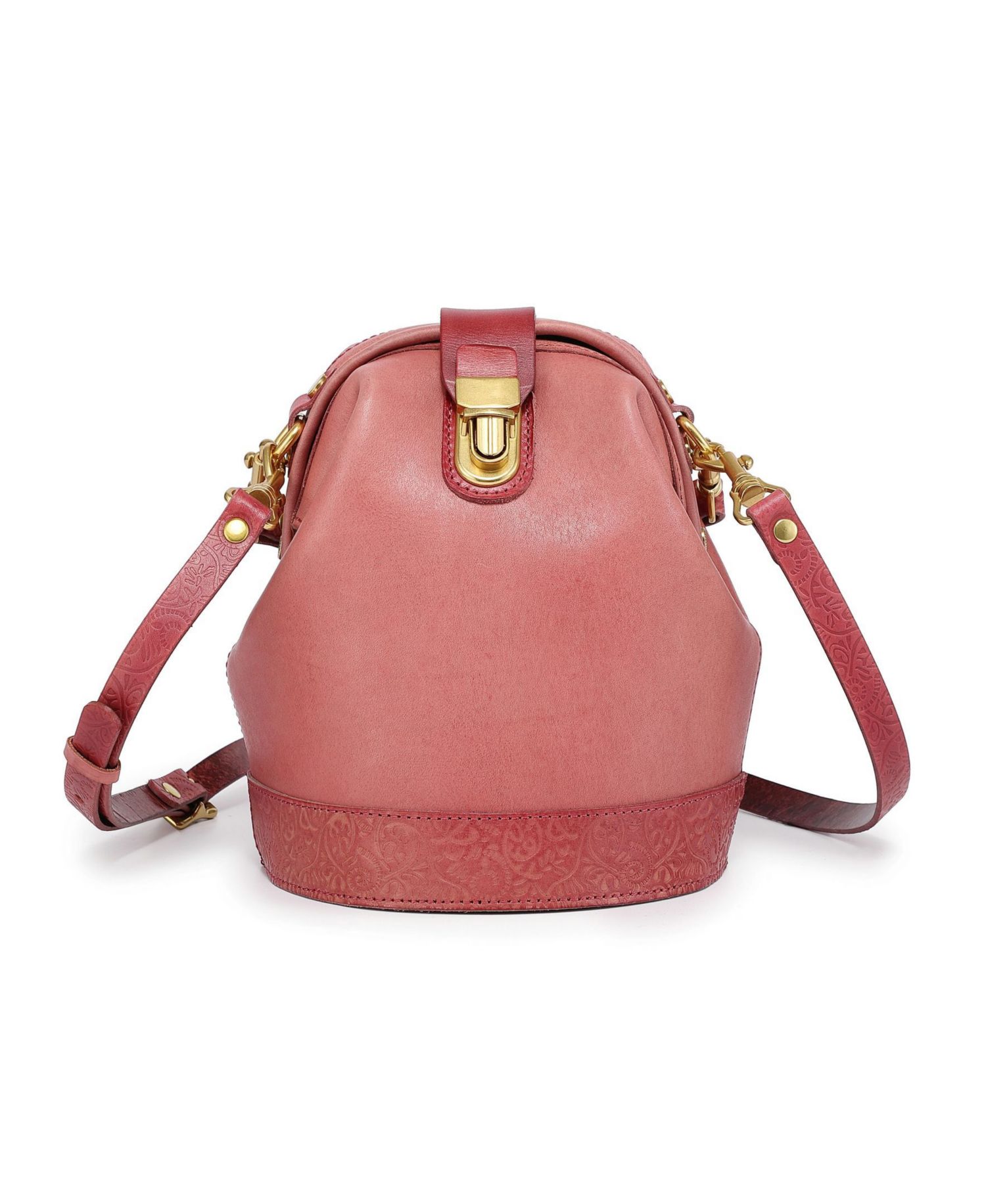 Doctor Mini Leather Bucket Crossbody Bag