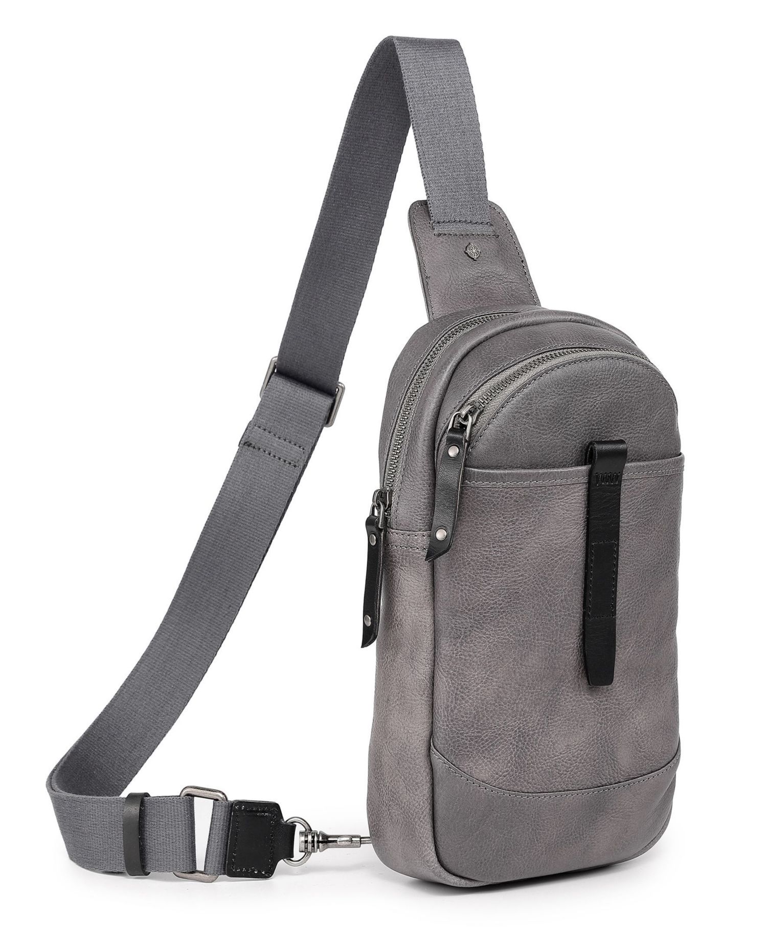 Sun-Wing Leather Sling Bag