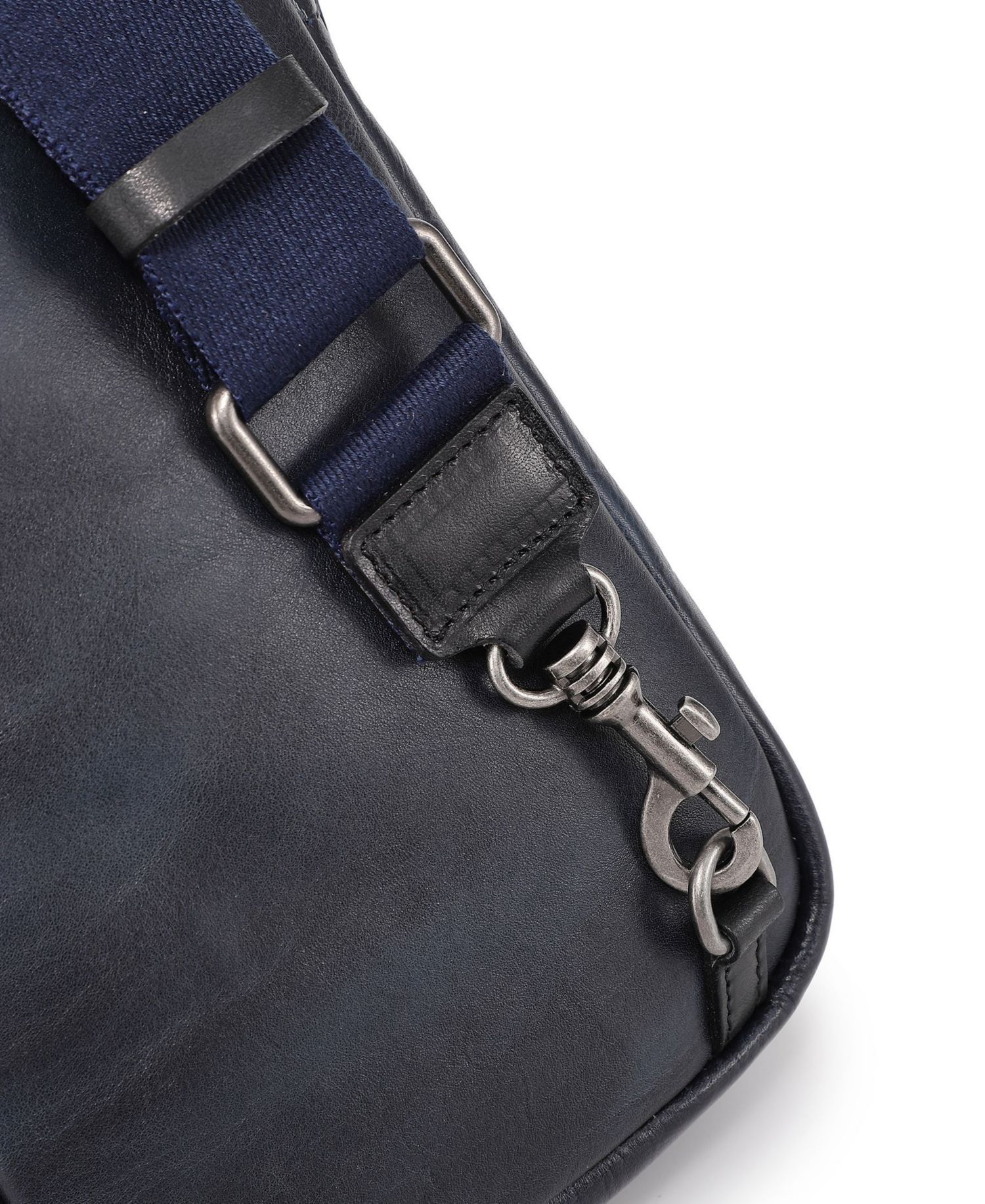 Sun-Wing Leather Sling Bag