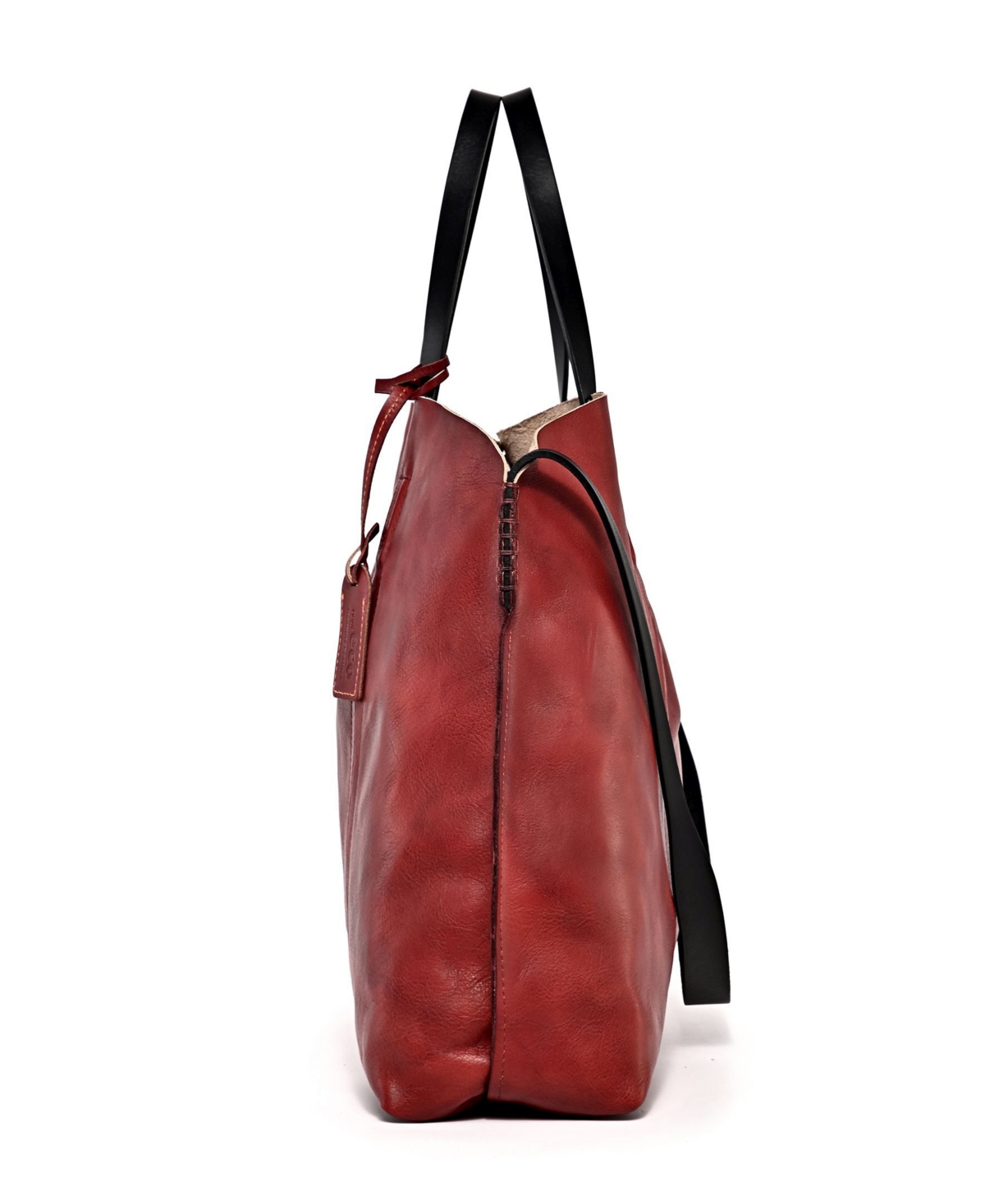 Old Trend Women's Genuine Leather Forest Island Tote Bag In Red