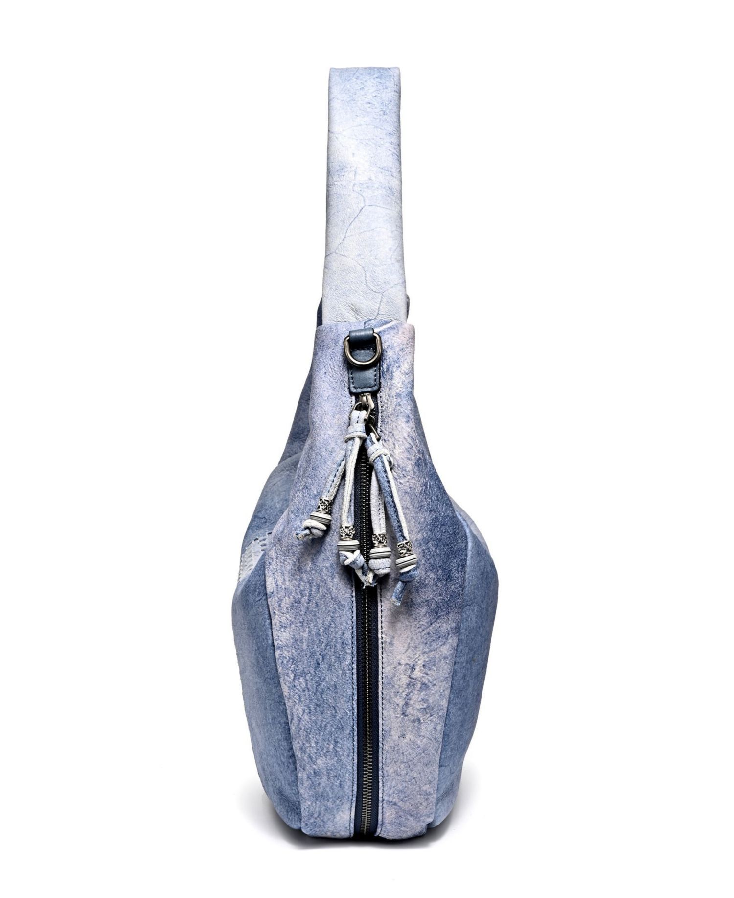 Genuine Leather Dorado Medium Expandable Hobo Handbag