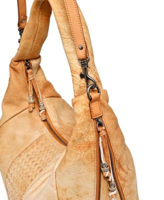 Women's Genuine Leather Dorado Expandable Hobo Bag