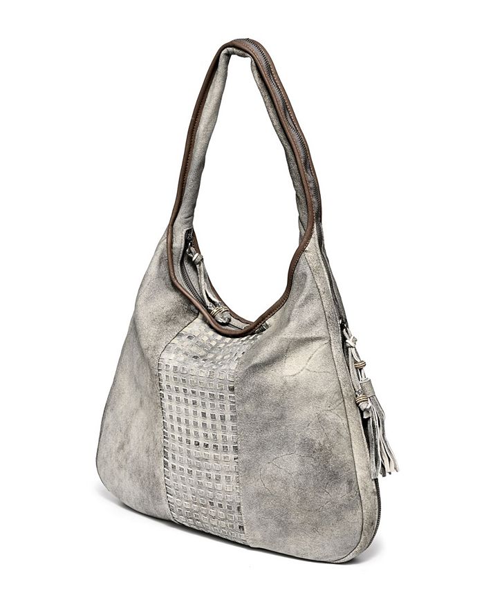 OLD TREND Women's Genuine Leather Dorado Expandable Hobo Bag - Macy's