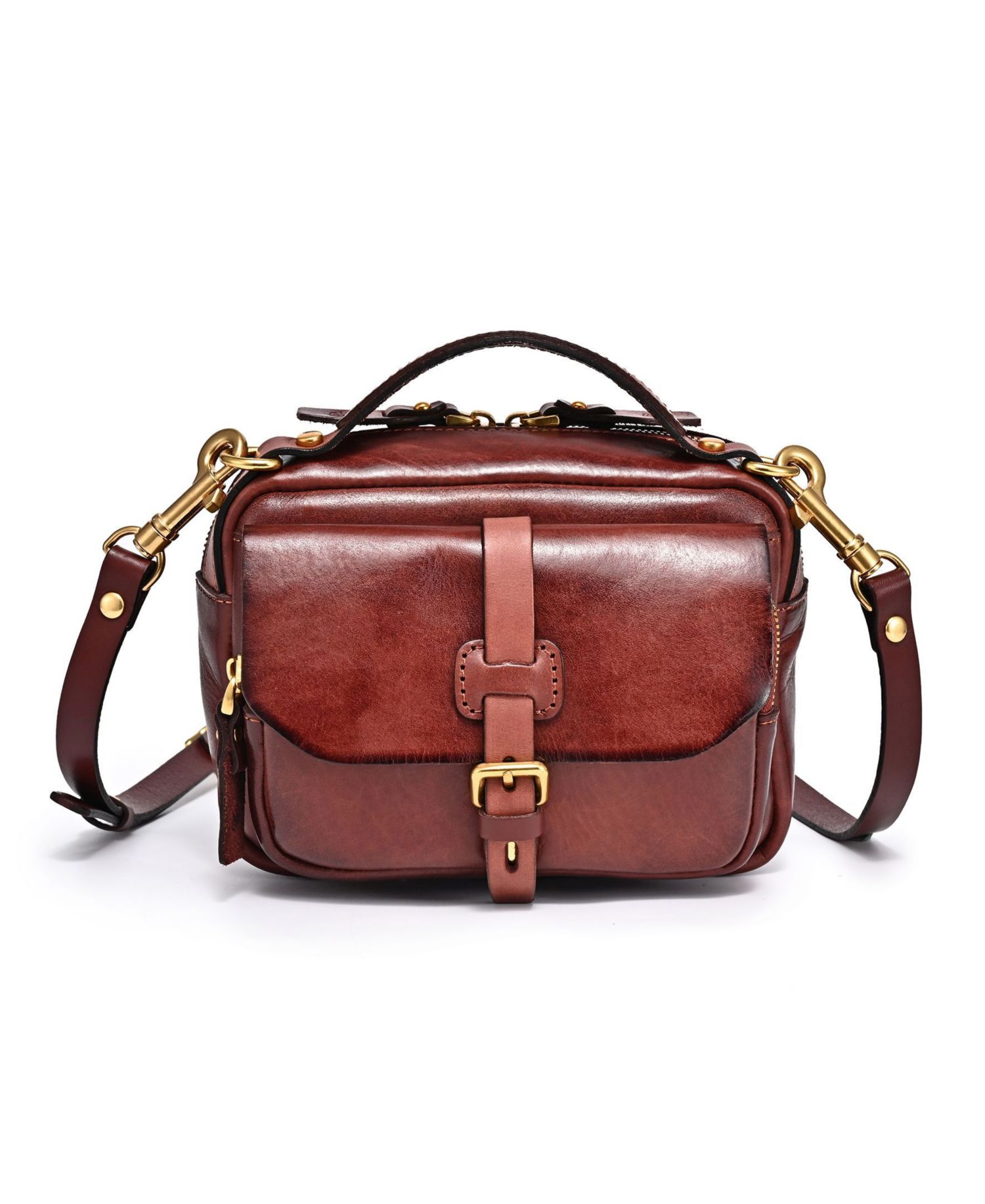 Women's Genuine Leather Focus Crossbody Bag