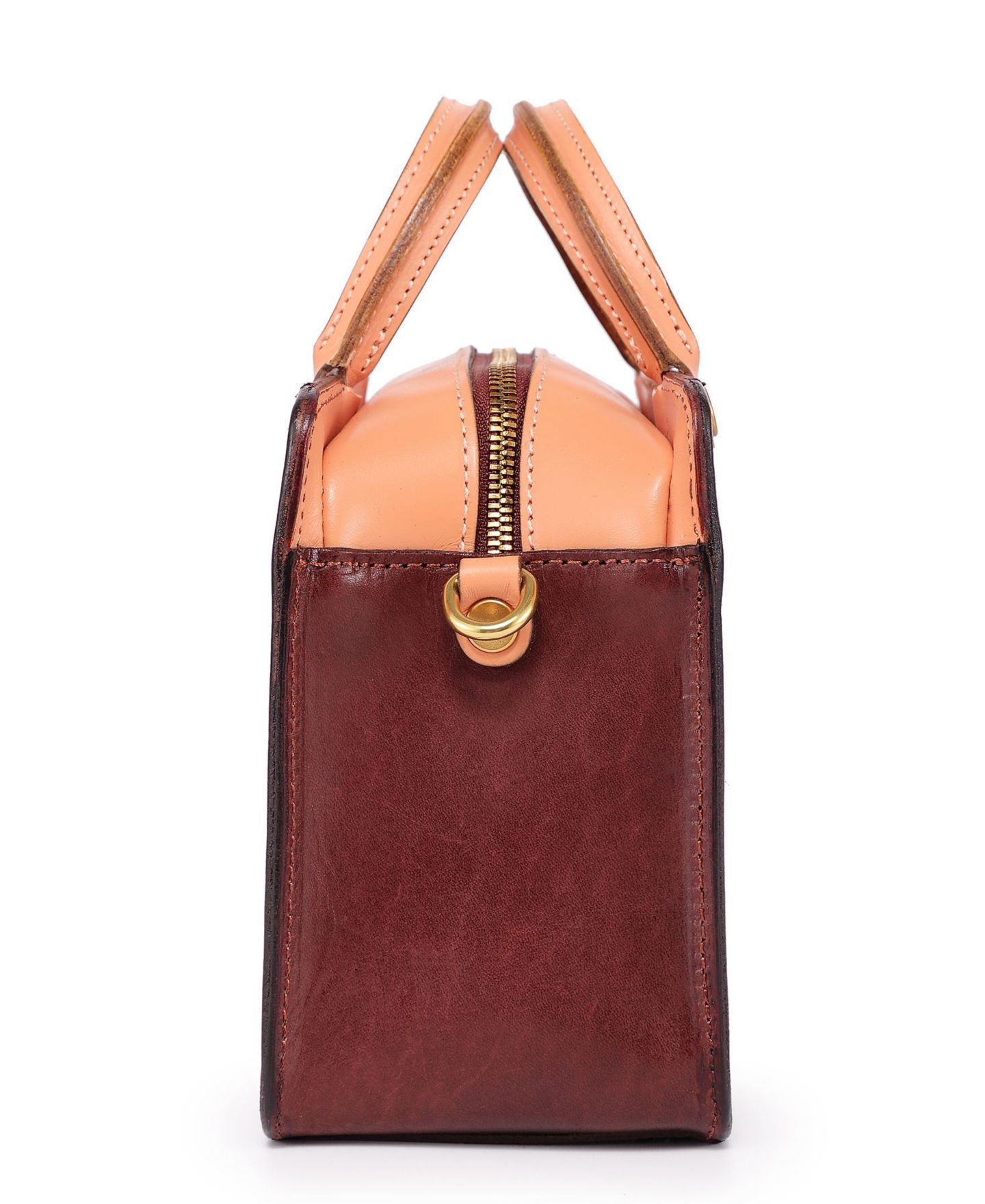 Женская сумка OLD TREND Genuine Leather Vinca Mini, цвет: Коричневый / Бежевый — фото 6