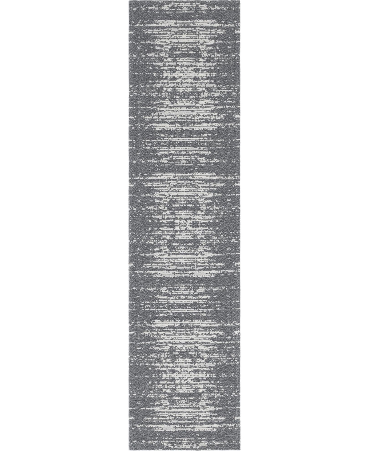 Bayshore Home Illie Static 2'2" X 7'4" Runner Area Rug In Gray