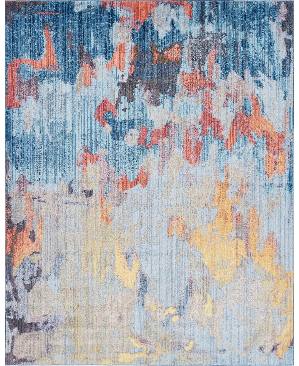 Jill Zarin Tribeca Downtown Jzd005 Multi 8' x 10' Area Rug - Multi