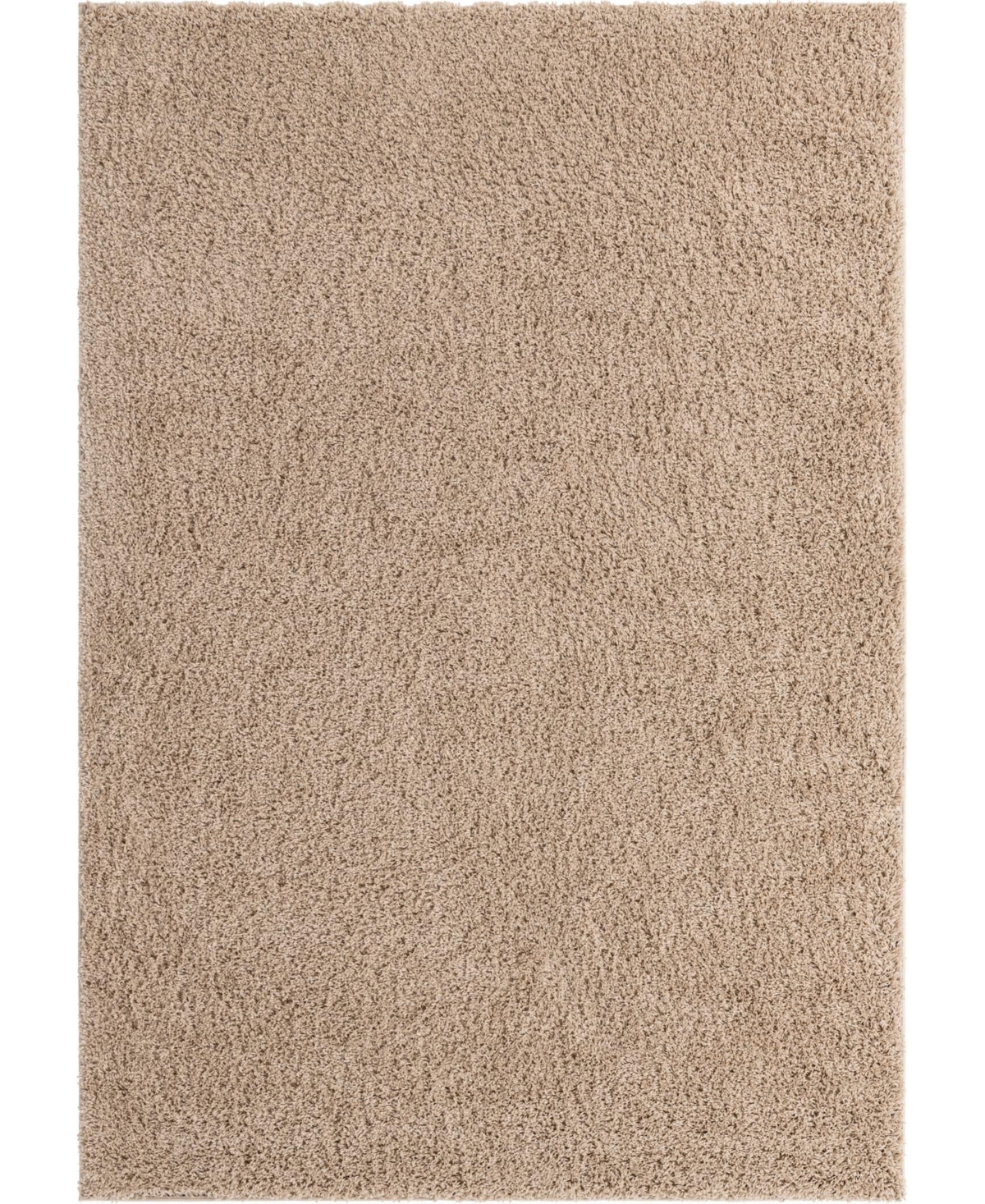 Bayshore Home Always Shag Solid 8' x 11' Area Rug - Taupe