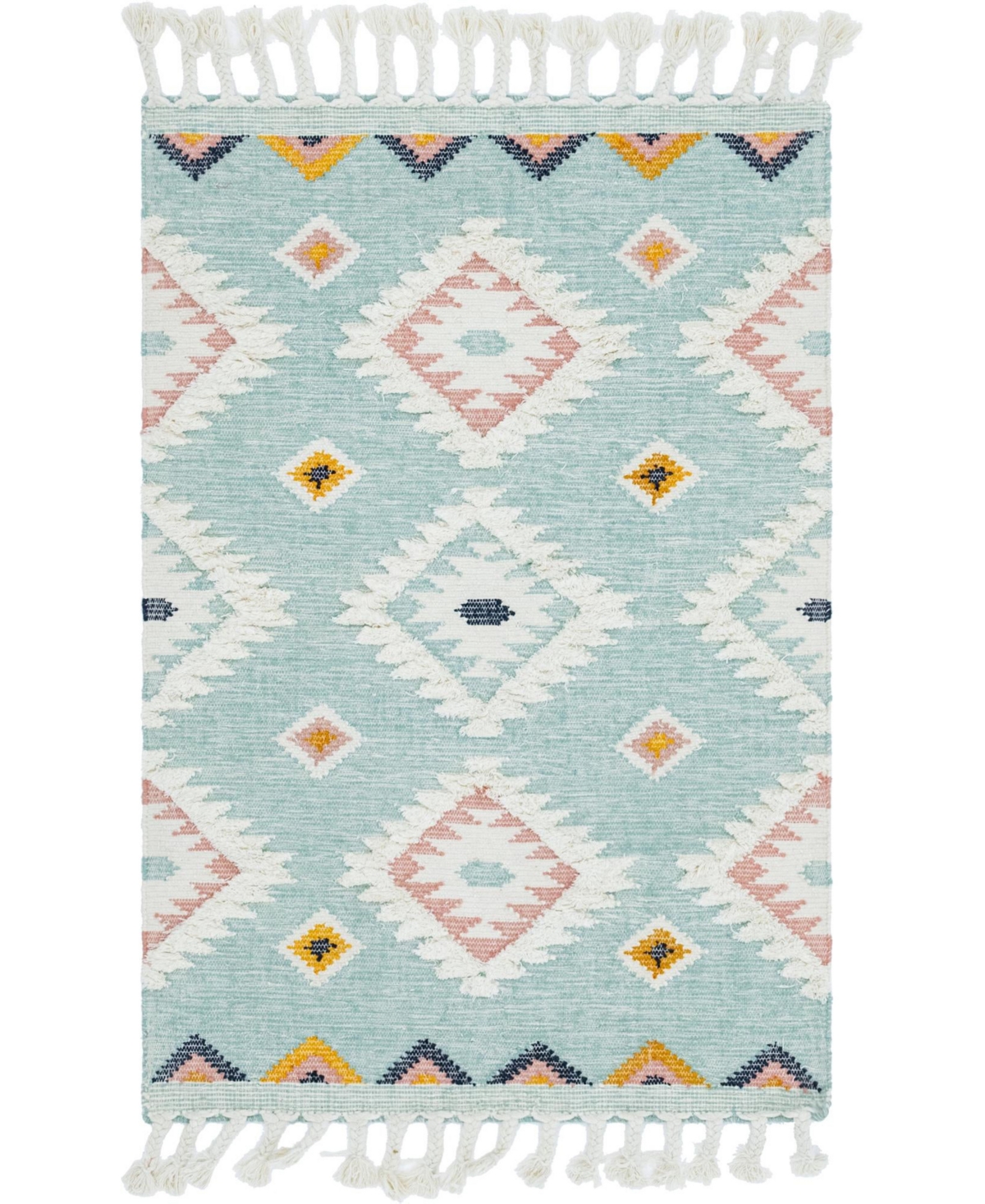 Bayshore Home Ridge Papago 4' x 6' Area Rug - Mist