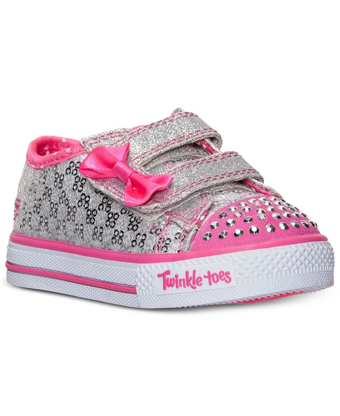 Skechers Girls' Twinkle Toes: Shuffles - Sweet Steps Light-Up Sneakers from Finish Line Reviews - Finish Line Shoes - Kids - Macy's