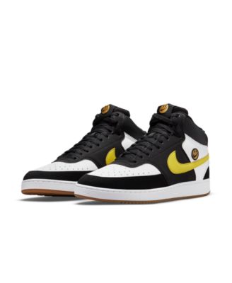 nike court vision mid yellow