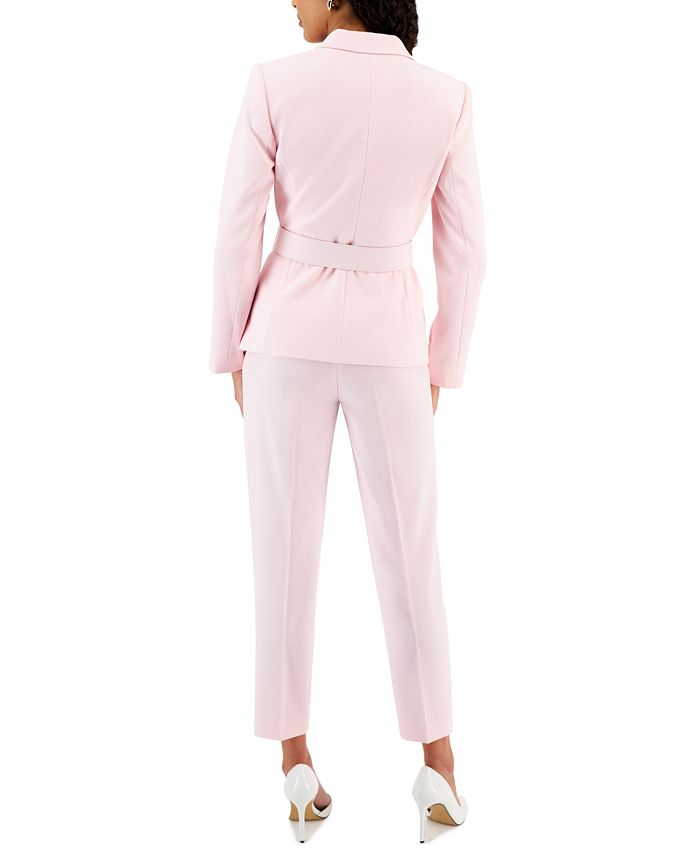 Tahari ASL Belted Pantsuit & Reviews - Wear to Work - Women - Macy's