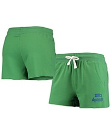 Women's Green Seattle Seahawks Tri-Blend Shorts