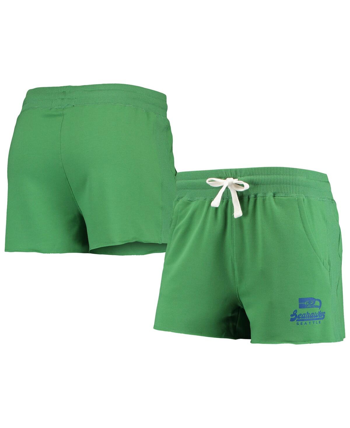 Women's Green Seattle Seahawks Tri-Blend Shorts - Green
