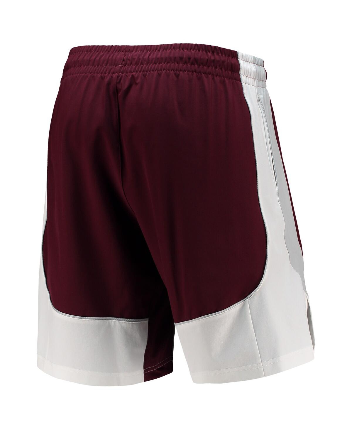 Men's AdidasMississippi State Bulldogs Swingman Basketball Aeroready Shorts - Maroon