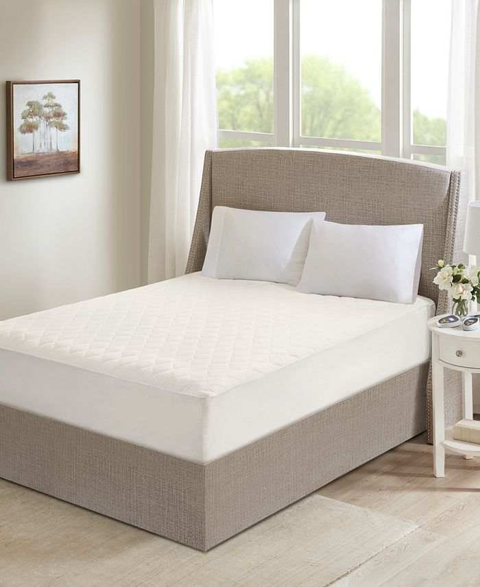 Beautyrest Deep Pocket Electric Cotton Top Mattress Pad, Twin Macy's