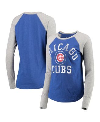 Nike Men's Chicago Cubs Drop Tail Long Sleeve T-Shirt - Macy's