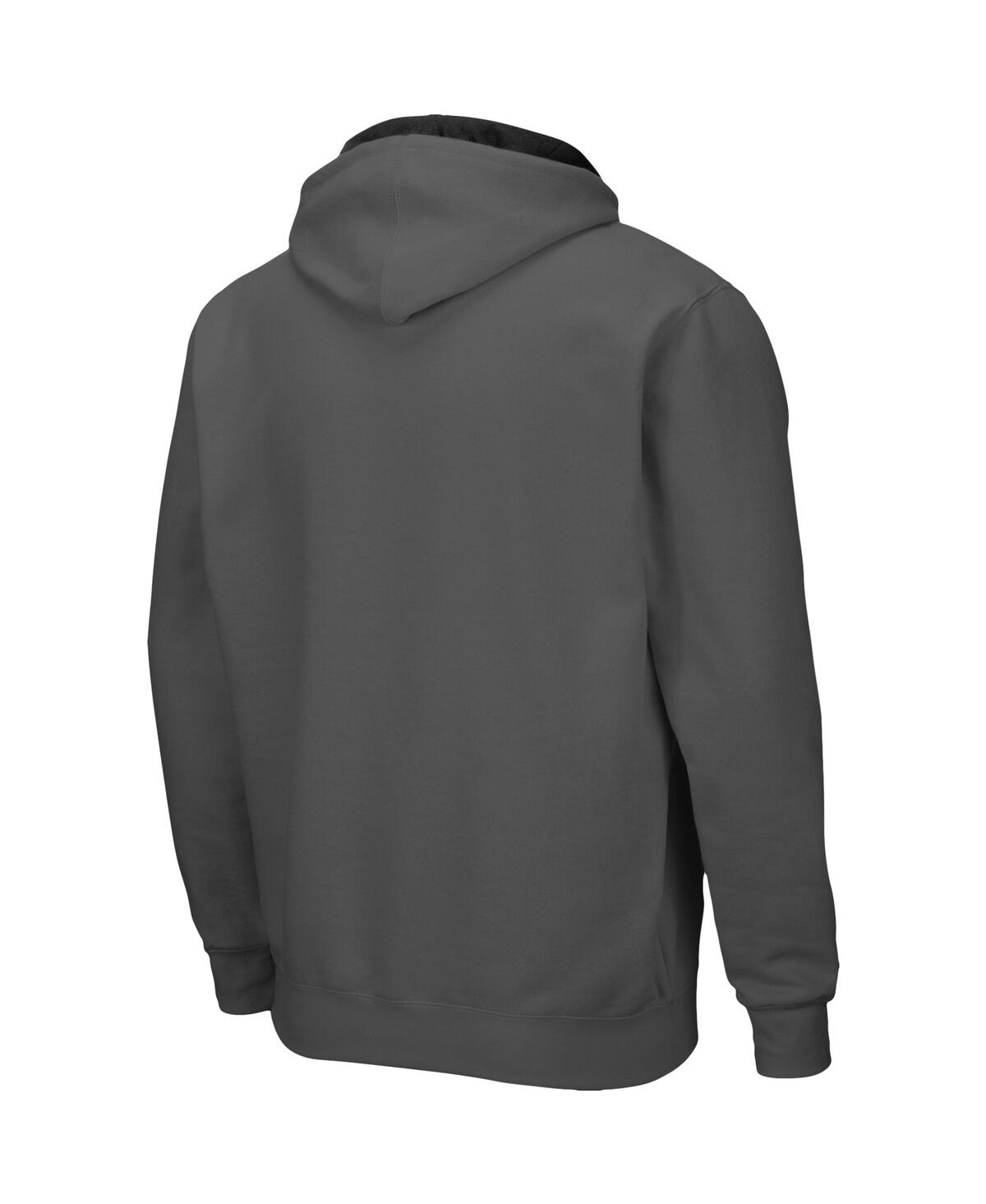 Colosseum Men's  Charcoal Missouri Tigers Arch And Logo 3.0 Full-zip Hoodie In Charcoal