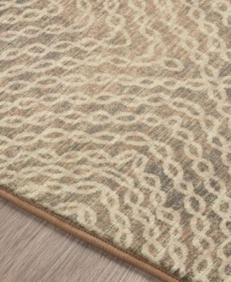 Brisbane Washable BR3 2'3" x 7'6" Runner Area Rug