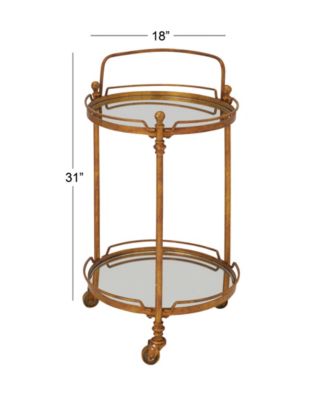 Brass Iron Bar Cart
