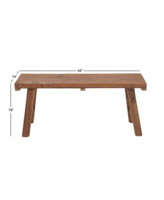 Mahogany Industrial Bench